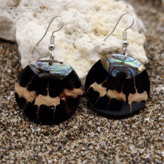 Handcrafted Shell Earrings High Quality Handmade in Bali